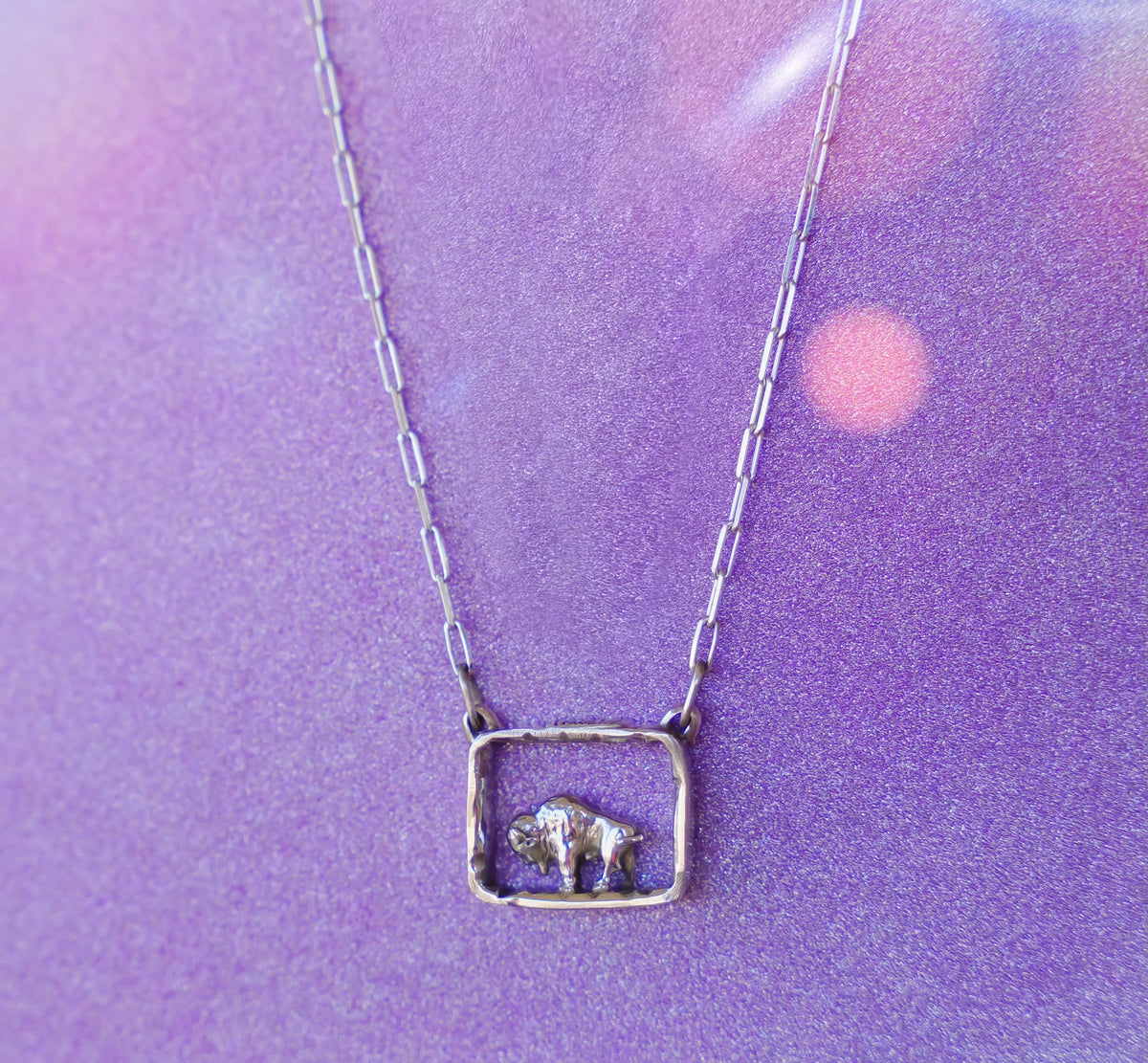 Buffalo Box Necklace (PreOrder) Mud Lowery