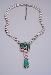 The Original MUD Turquoise Buckle Necklace