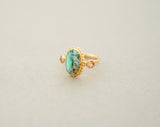 Gem and Turquoise Gold Vermeil Ring (6)