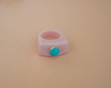 Kingman Turquoise Ring (Size 7)