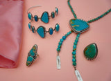 Kingman Turquoise Hoops