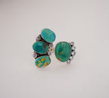 Adjustable Turquoise Ring (Size 8.5)