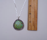 Turquoise Pendent (18”)