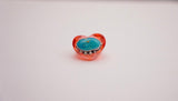 Turquoise Heart Ring (Size 8)