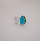 Adjustable Gem and Turquoise Ring (9)