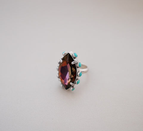 Crystal and Turquoise Ring (7)