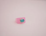 Turquoise and Pink Resin Ring (7)
