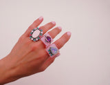 Crystal and Turquoise Resin Ring (8)