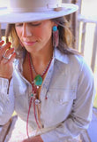 Gem and Turquoise Bolo
