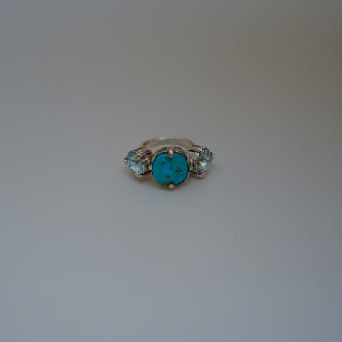 Kingman Turquoise Ring (Size 6.5)