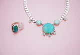 The Crystal, Gem and Turquoise Choker Necklace