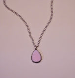 Pink Conch Necklace (18”)