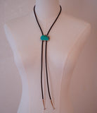 Turquoise and Wild Horse Bolo