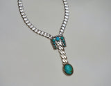 Turquoise Buckle Necklace