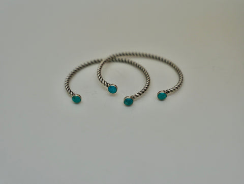 Adjustable Kingman Turquoise Cuff