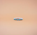 Kingman Turquoise Eternity Band