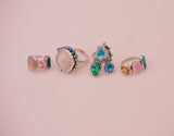 Gem and Turquoise Ring (7.5)