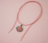 Seashell, Gem and Turquoise Necklace