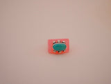 Turquoise Resin Ring (Size 8)