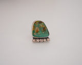 Royston Turquoise and Gem Ring (Size 8)