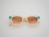 Turquoise Nude Sunglasses