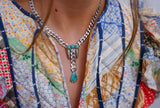 The Original MUD Turquoise Buckle Necklace