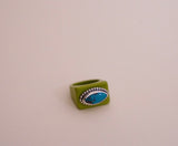 Turquoise Resin Ring (7.5)
