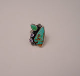 Gem and Turquoise Ring (Size 8.5)