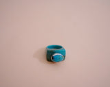 Turquoise Resin Ring (7.5)