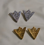 Sterling or Brass Collar Tips