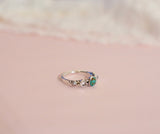 Kingman, Pearl and Gem Ring (Size 7.5)