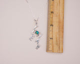 Turquoise Yee Haw Necklace (18”)