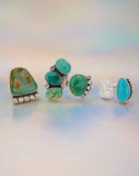 Royston Turquoise and Gem Ring (Size 8)
