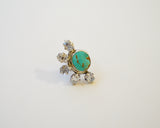 Gem and Turquoise Ring (Size 8)