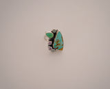 Gem and Turquoise Ring (Size 8.5)