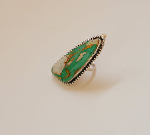 Large Royston Turquoise Ring (Size 7)