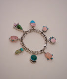 Repurposed Vintage Tiffany & Co. Bracelet with Turquoise Charms