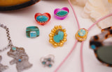 Turquoise Heart Ring (Size 8)