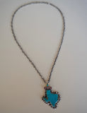 The Turquoise TEXAS Pendent