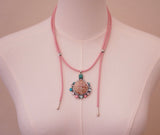 Seashell, Gem and Turquoise Necklace