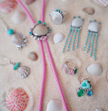 Gem and Turquoise Ring (7.5)