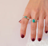 Kingman and Rose Cut Rust Diamond Ring (Size 8)