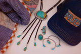 The Feather Turquoise Ring (7.5)