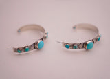 Kingman Turquoise Hoops