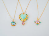 Turquoise Heart Necklace (18”)