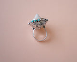 Seashell and Turquoise Ring (7)