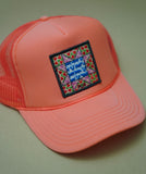 Coral MUD Quilt Hat