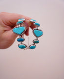 Kingman Turquoise Hoops