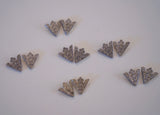 Sterling or Brass Collar Tips