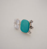 Adjustable Gem and Turquoise Ring (8.5)